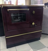 Печь Fiko 3U80 MS, бордовая, левая