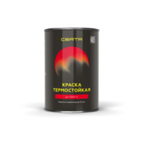 Эмаль Церта термостойкая серебристая банка 0,8 кг