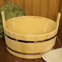 Шайка банная 20 л двуручная