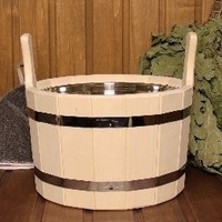 Шайка банная 10 л двуручная