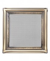 Решетка металическая вентиляционная 170*170 Ретро цвет алюминий - цинк