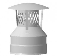 Оголовок с и/г, ф 140х200, AISI 439/439, 0,5мм/0,5мм, (К)