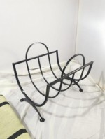 Дровница Корзинка цвет черный 