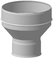 Переходник ф 200х220, AISI 439/1,0мм