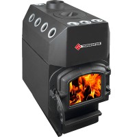 Печь отопительная «TERMOFOR Ставр 9» с чугунным кружком и чугунной дверцей
