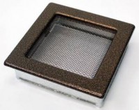 Решетка Kratki 17x17 латунь 17М