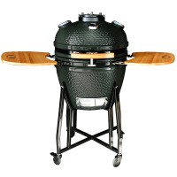 Керамический гриль со стеклянным окошком Start Grill 22 чёрный