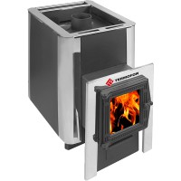Банная печь «TERMOFOR ДоброПар 9-14» чугунная дверца со стеклом