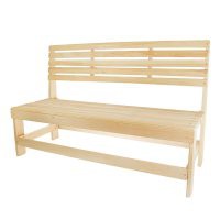 Скамейка банная 1200*550*900 не раскладная без подлокотников (наличник)