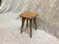 Табурет банный резной 430*280*280 термо