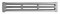 Решетка колосниковая бытовая для угля «Литком ЛДВ» 380х75 РУ-8
