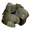 Камни для бани и сауны «Висол Долерит колотый» (коробка 20 кг)