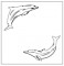 Оконный блок Дельфин 500*400 рисунок №5 (липа)