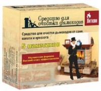 Средство для чистки дымохода (порошок) «Литком Трубочист» 5 пакетиков