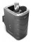 Банная печь «ТМF Гейзер 2014 Inox» антрацит, с теплообменником