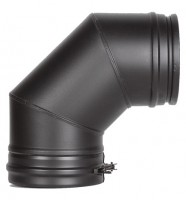 Отвод 90° «Schiedel Permeter 25» d150, черный