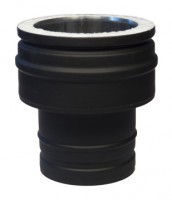 Переходник «Prima Plus Schiedel Permeter 25» d250, черный