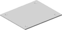 Экран защитный 980х 480, AISI 430/0,5мм