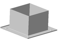Декоративный ППУ КвХ, ф 140, AISI 439/Оц, 0,5мм/0,5мм